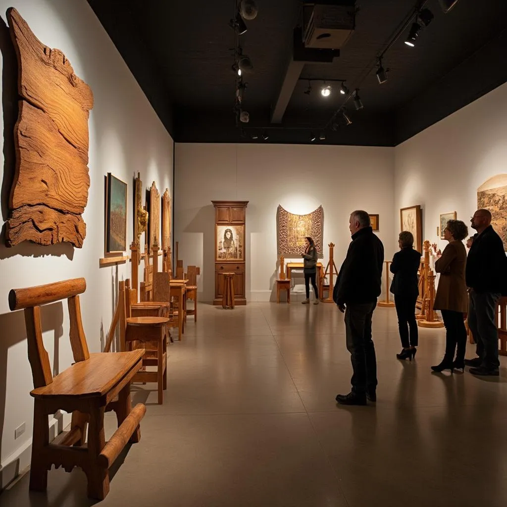 Exposición de diseño de muebles